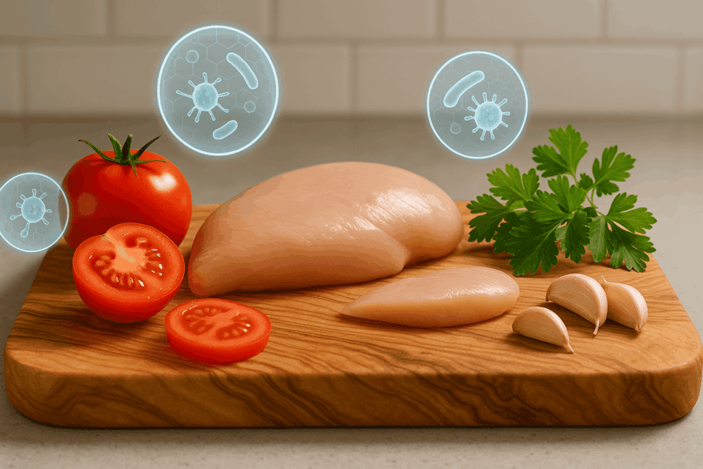Natural antibacterial properties of olive wood in culinary applications